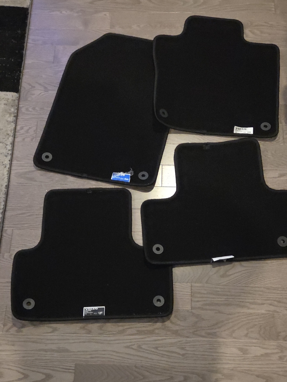 2026 Volvo XC60 Black Carpet Floor Mats - Set of 4